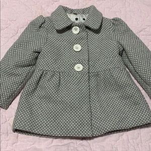 Button down peacoat.